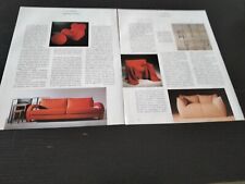 1992 STORIA DELLA B&B ITALIA DESIGN G. PESCE JOE COLOMBO PAOLO PIVA VINTAGE ART.