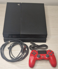 PS4 Playstation 4 500gb Console CUH-1116A + Cavi + Controller Rosso Originale