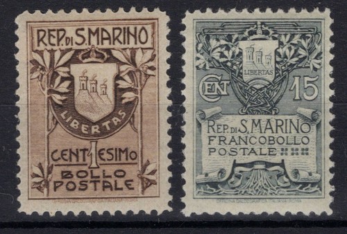 San marino 1907 - san, stemma