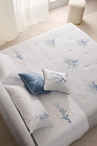 Corallomania satin quilt - satin,