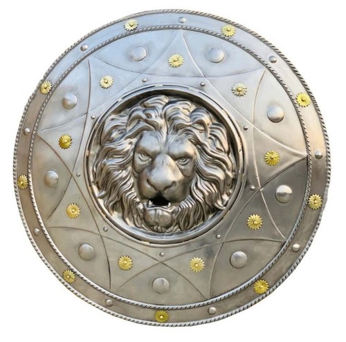 Scudo viso leone scudo