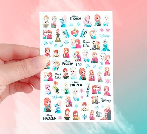 Adesivo nail art disney frozen - adesivo,