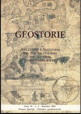 L- GEOSTORIE BOLLETTINO CENTRO STUDI STORICO GEOGRAFICI ----- 1994 - B - YDS316