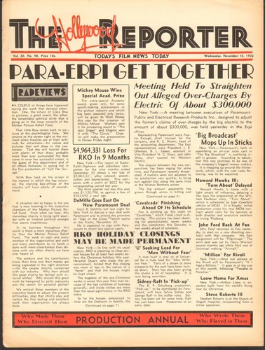 Nov 1932 the hollywood - 16,