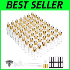 Bottiglie di vetro da viaggio - 2 oz, confezione da 63 con accessori