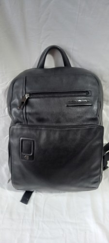 Zaino piquadro nero pelle - in,