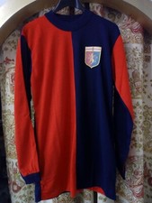 MAGLIA GENOA, CON PANTALONCINO ORIGINALE, FINE ANNI 60, MAGLIERIA ORSO BIANCO 