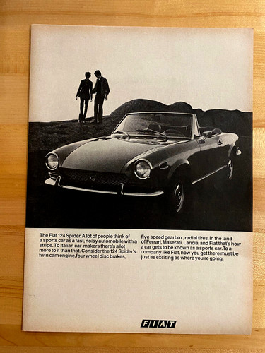 Pubblicità stampa fiat 124 - stampa,