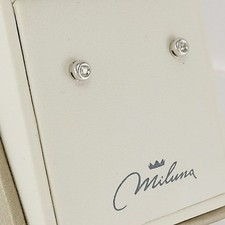 Orecchini miluna diamante - orecchini,