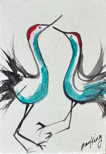 Aceo original watercolor - aceo,