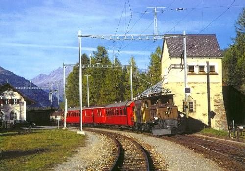 Cartolina locomotiva - ·,