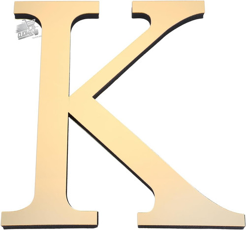Lettere adesive oro - 3d, muro