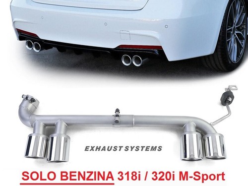 Tubi doppio scarico bmw - doppio,