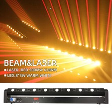 Luce testa mobile laser raggio 8+8 LED DMX luce palco per bar dj club discoteca festa