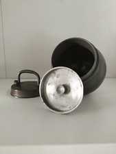 vaso in peltro "pot a