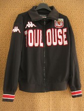Veste Toulouse Vintage Noir rouge Jacket Homme Kappa Sport football - M