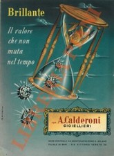 A. Calderoni spa. Gioiellieri. Milano - Brillante. Catalogo n. 40.