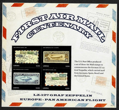 Liberia prima posta aerea - posta,