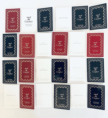 Cartier lotto libretti - lotto, 24