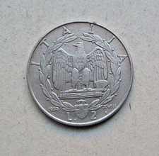 2 lire impero 1939 XVIII