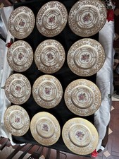 Piatti piatti vintage e molto rari Krautheim&Adeberg Selb Barvaria 12 pezzi come nuovi