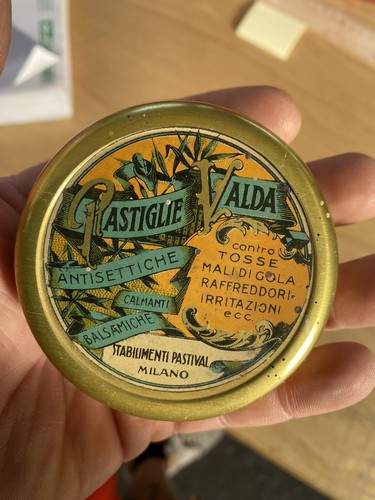 Scatola latta pubblicitaria - latta,