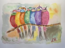 quadri moderni astratti dipinti a mano Quadri Gli Usignoli