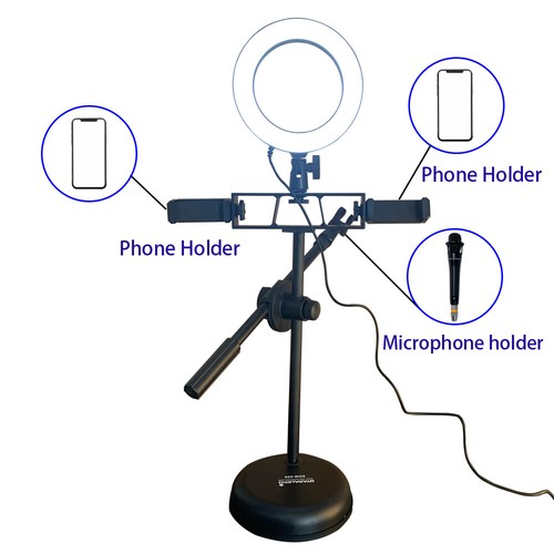 Mobile phone holder live - holder, mic