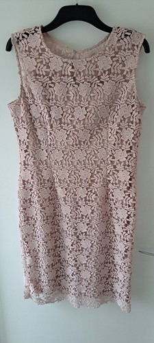 Abito tubino gina bacconi rosa - abito,