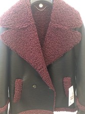 Eco montone donna NUOVO nero