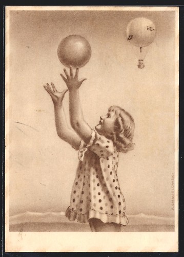Cartolina palloncino post - palloncino,