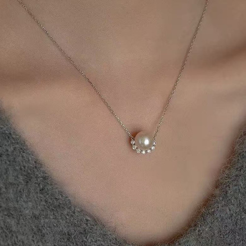 Collana perle rotonde - di,