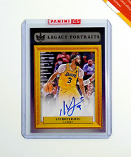Panini Court Kings Basket Anthony Davis #LP-ADV Legacy Ritratto Auto 2021-22