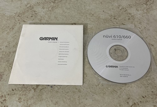 Nüvi garmin 610 660 manuale - garmin, 610/660