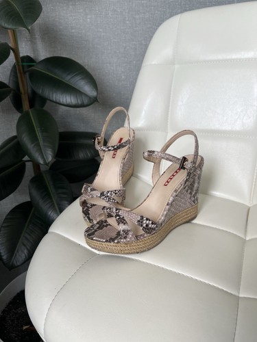 3xz155 prada sandali con zeppa - 3xz155,