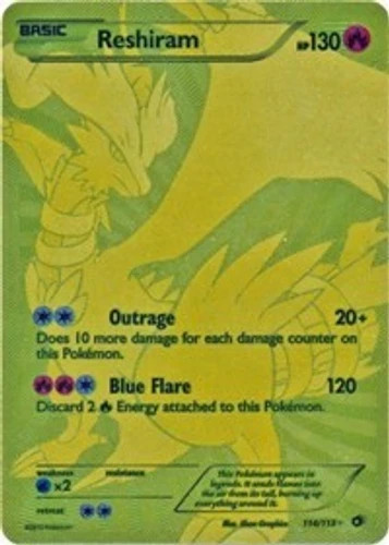Reshiram 114 full art - full,