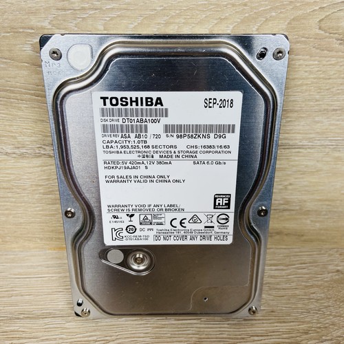 Toshiba dt01aba100v sata - 1, tb