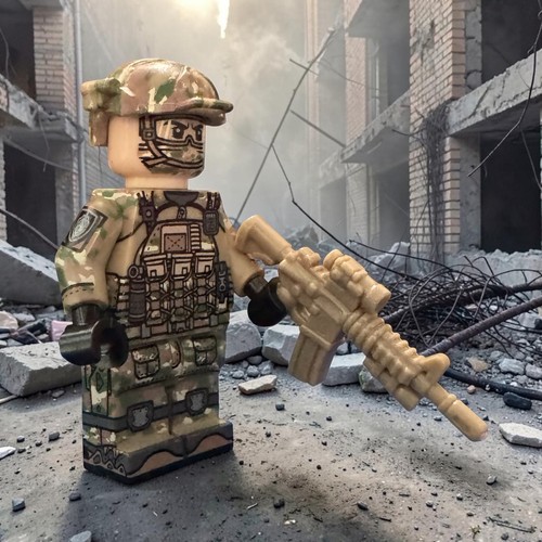 Minifigure soldatino militare