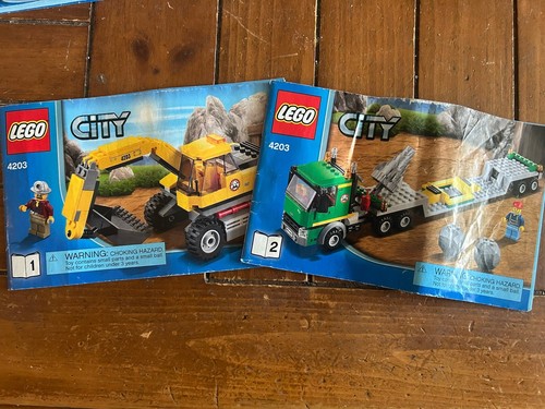 Lego city 4203 escavatore - lego,