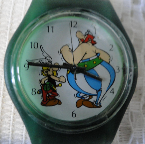 Asterix collezionista orologio - asterix,