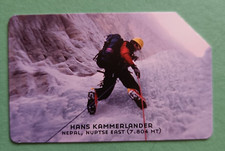 scheda telefonica Italia Kammerlander Nepal Nuptse East USATA G 343 ex 1841