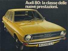 BROCHURE DEPLIANT AUTO AUDI 80