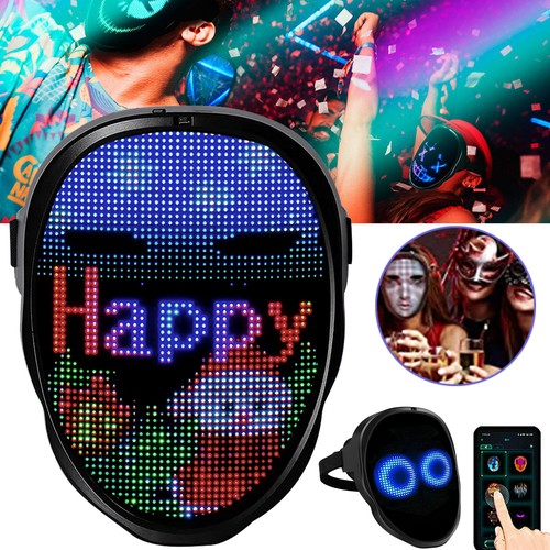 Maschera halloween led - maschera,