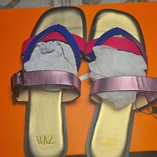 ZARA Colorblock Strappy Flat