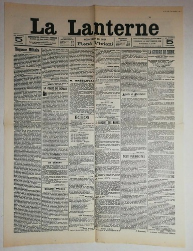 Prima pagina del - la,