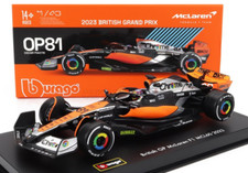 1:43 Bburago B18-38088P Oscar Piastri Mclaren MCL60 Con Autista Figura 2023