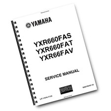 YAMAHA RHINO 660 YXR660FAS YXR660FAT YXR66FAV - RIPARAZIONE OFFICINA DAL 04 AL 06