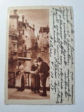 Cartolina 1937 L'Ave Maria, Dall'Oca Bianca, francobollo 30 cent, Arezzo