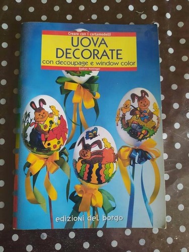Uova decorate con decoupage - con, e