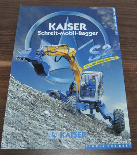 Brochure escavatore kaiser - escavatore, s2